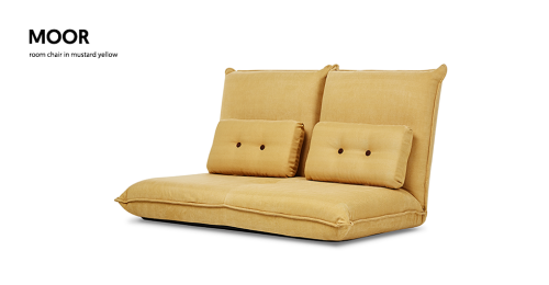 【预购】moor room chair 小泊双人沙发和室椅 - 芥末黄